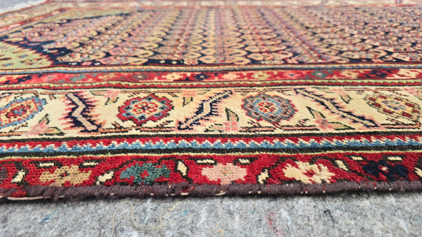 Early 20th Century Vintage Malayer Rug | Handwoven Persian Wool Carpet ( 4.3 x 10.5)