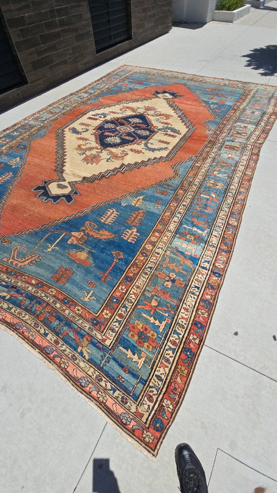 19th Century Palace sized Bakshaish 12.6x19.5