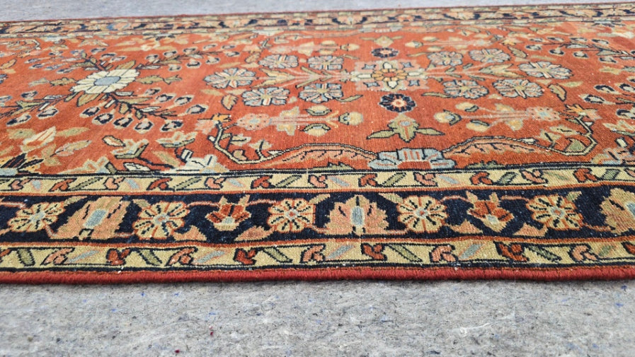 Antique Persian Malayer Runner – Hand-Knotted Hallway Rug (3.4 x 15.1) #10428