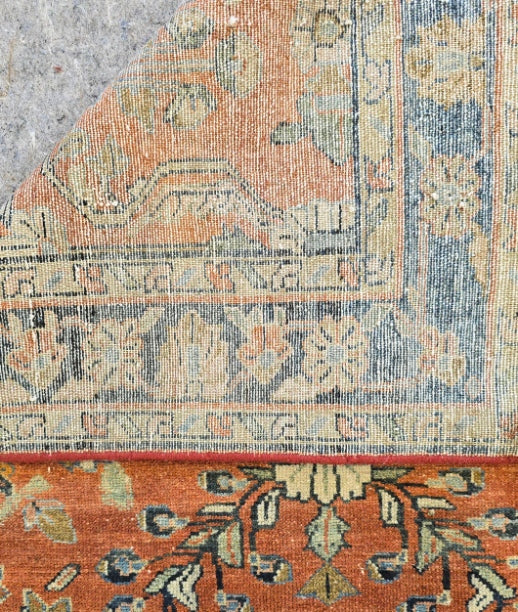 Antique Persian Malayer Runner – Hand-Knotted Hallway Rug (3.4 x 15.1) #10428