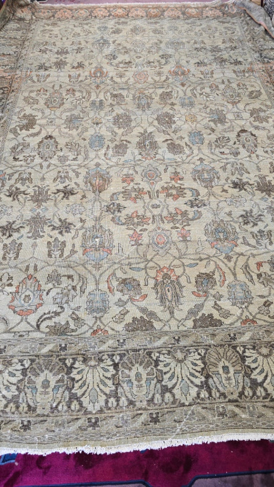 Antique Persian Sultanabad Rug – Hand-Knotted Wool (Circa 1920) (#10429) – 12 x 16.10
