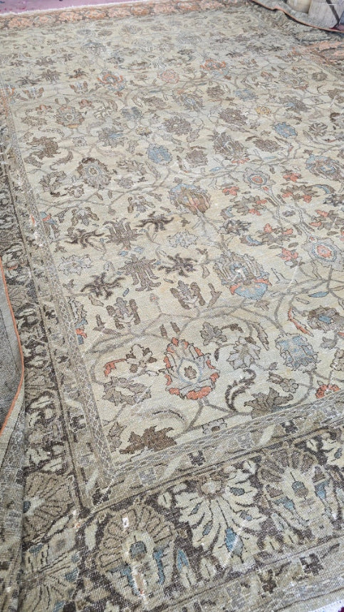 Antique Persian Sultanabad Rug – Hand-Knotted Wool (Circa 1920) (#10429) – 12 x 16.10