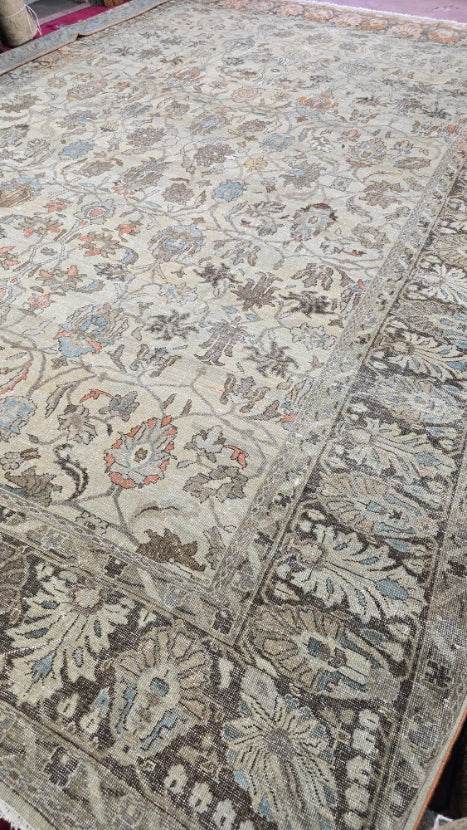 Antique Persian Sultanabad Rug – Hand-Knotted Wool (Circa 1920) (#10429) – 12 x 16.10