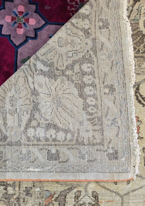 Antique Persian Sultanabad Rug – Hand-Knotted Wool (Circa 1920) (#10429) – 12 x 16.10