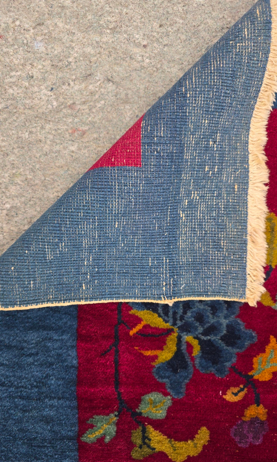 1920s Art Deco Nichols Chinese Rug 6 x 8.7 (10436)