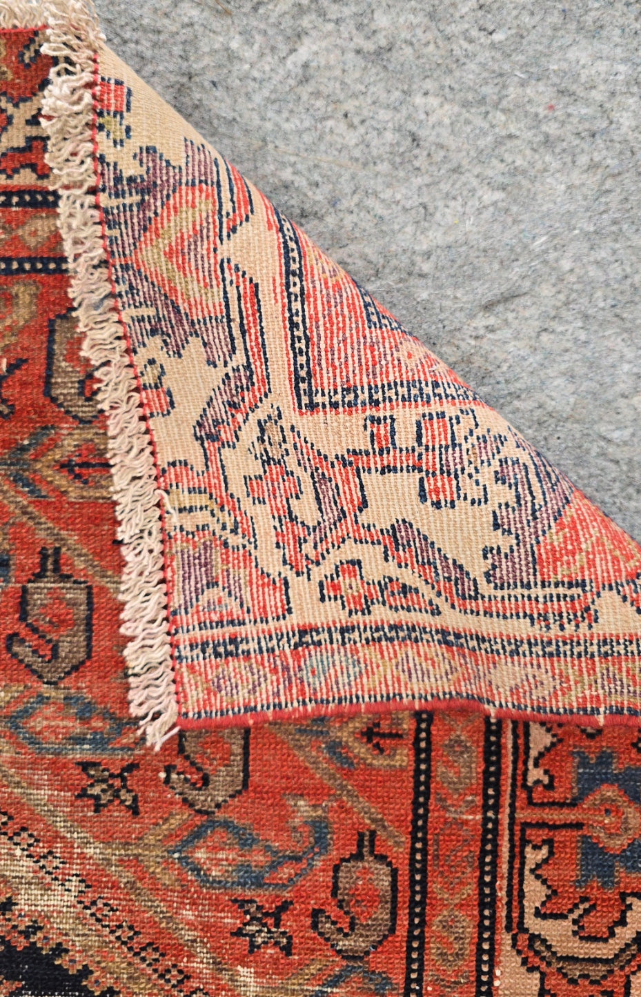 Antique Malayer Persian Rug – Handwoven Wool Accent Rug (4'3" x 6') #10441