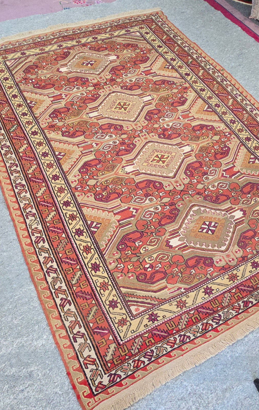 VIntage Persian Soumak Kelim 6.1 x 8.9 (5182)