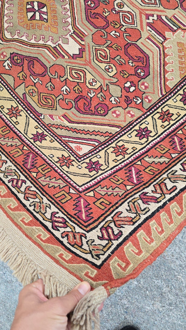 VIntage Persian Soumak Kelim 6.1 x 8.9 (5182)
