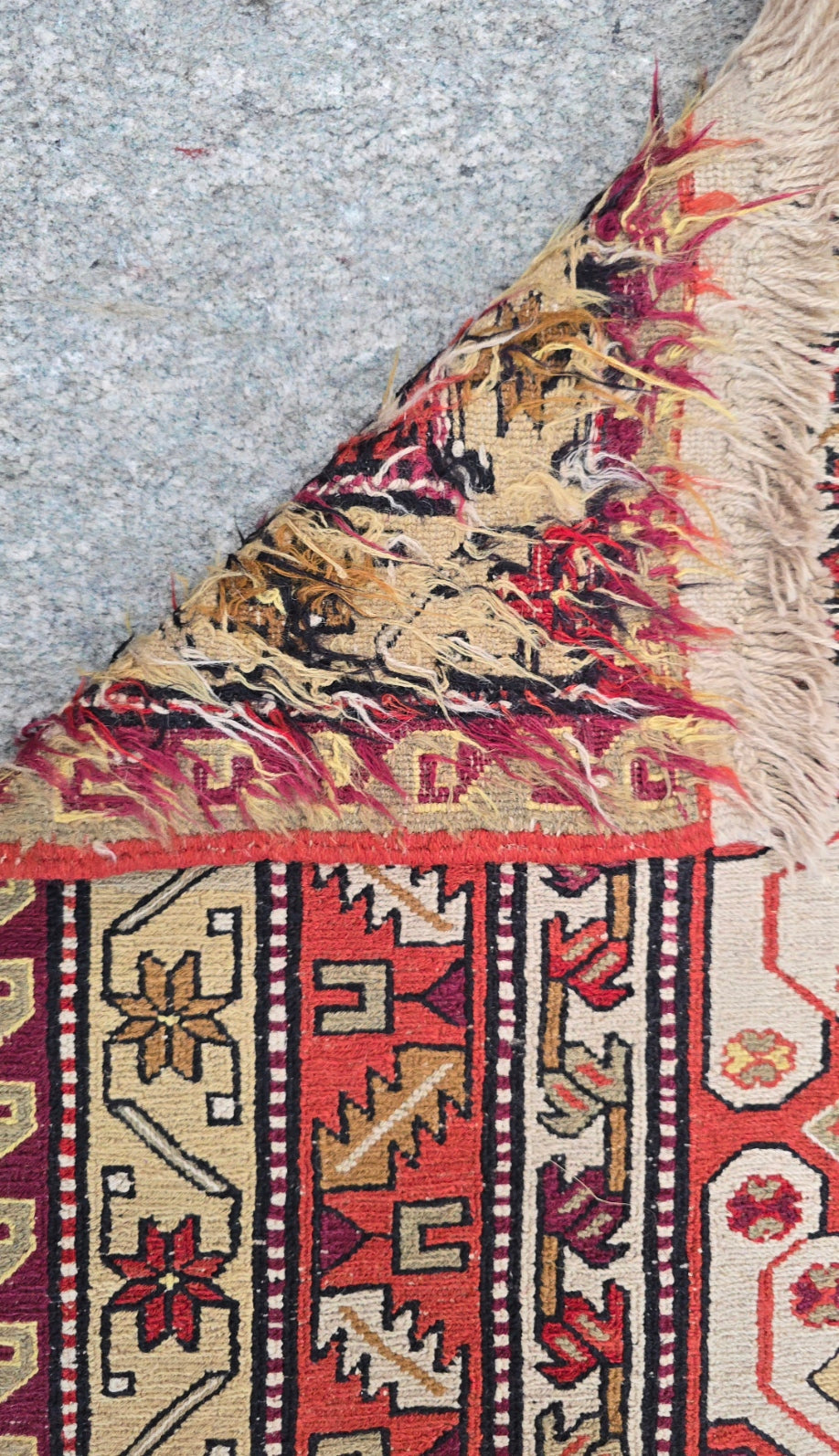 VIntage Persian Soumak Kelim 6 x 9