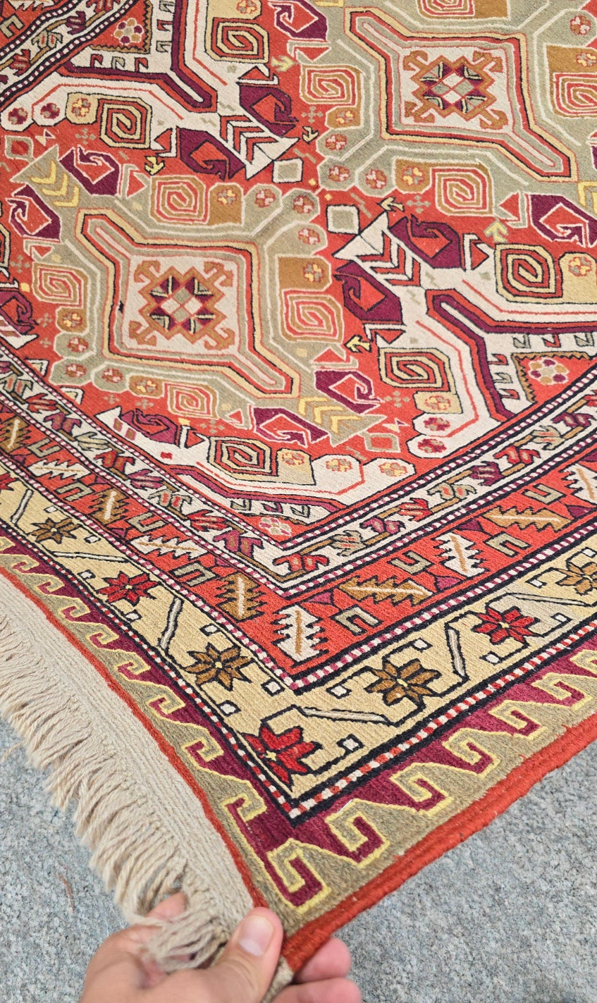 VIntage Persian Soumak Kelim 6 x 9