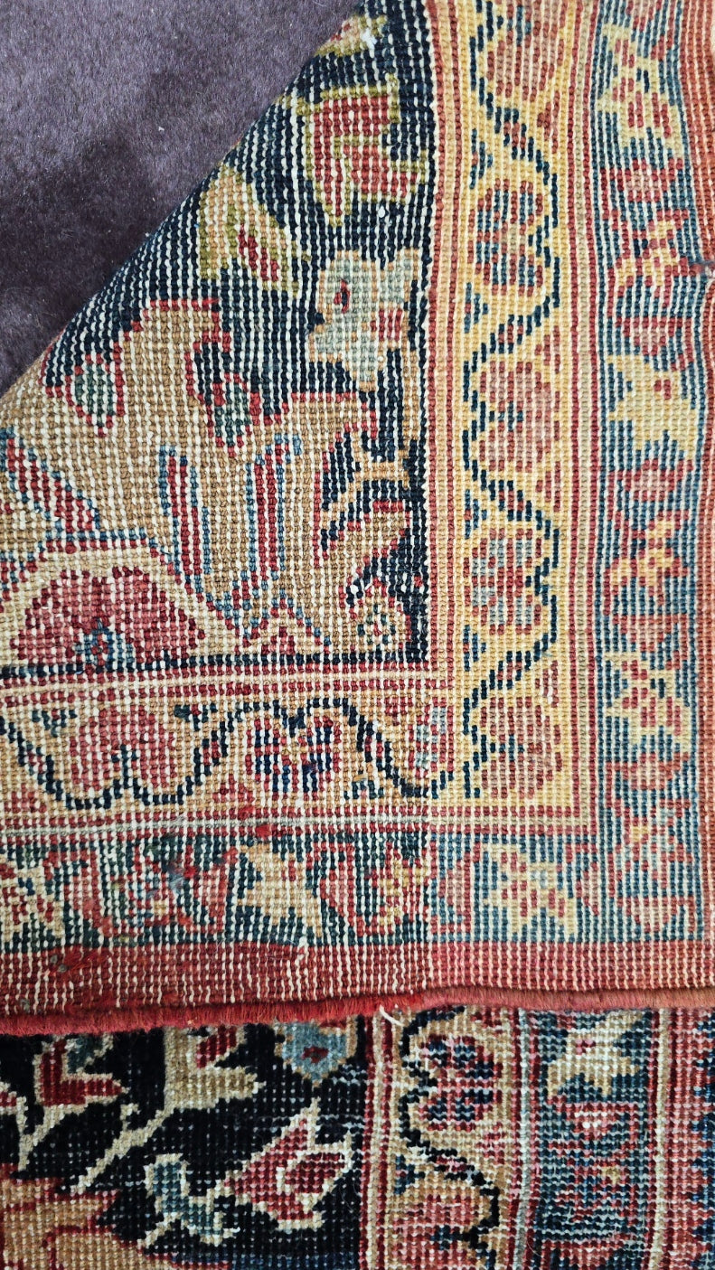 The " SHAH" Antique Persian Mahal- Feraghan Rug – Hand-Knotted Vintage Rug – 9 x 12