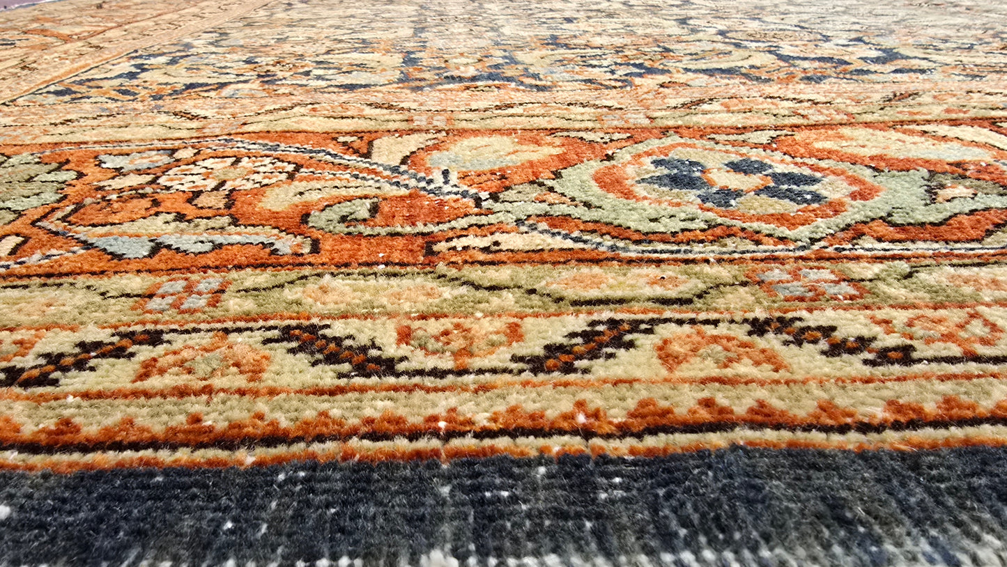 Antique Persian Mahal Rug – Hand-Knotted Wool (Circa 1920s) 10.6 x 13.8 (10485)