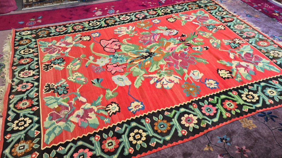 Vintage Bessarabian Kilim