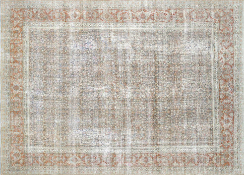 Antique Tabriz Persian Rug – Handwoven Large Area Rug (8'6" x 11'11")