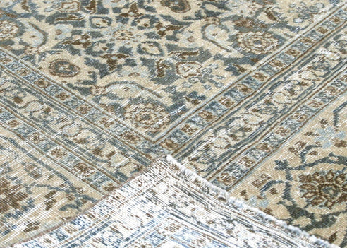 Antique Tabriz Persian Rug – Large Handwoven Wool Area Rug (8'1" x 11'5") #220106