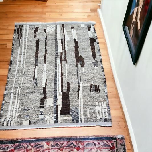 Copy of "The Grid" Moroccan Modern Rug