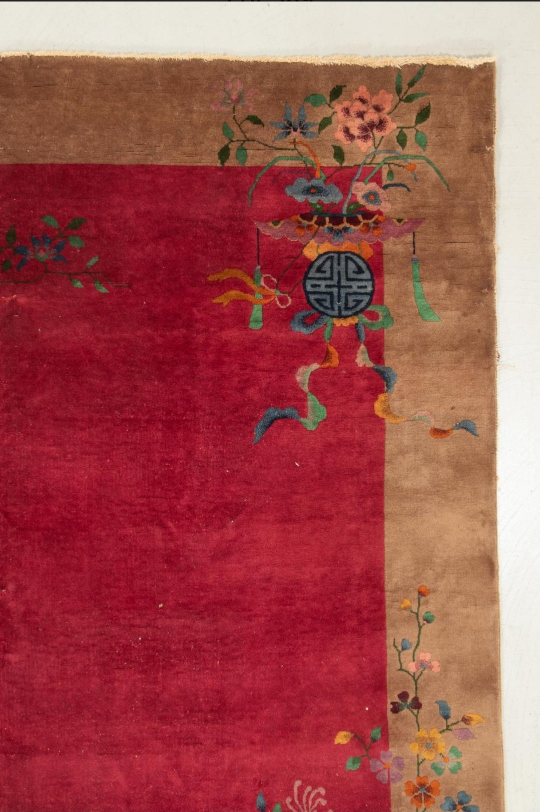Art Deco Chinese Nichols Rug Circa 1920s 8.6x11.6