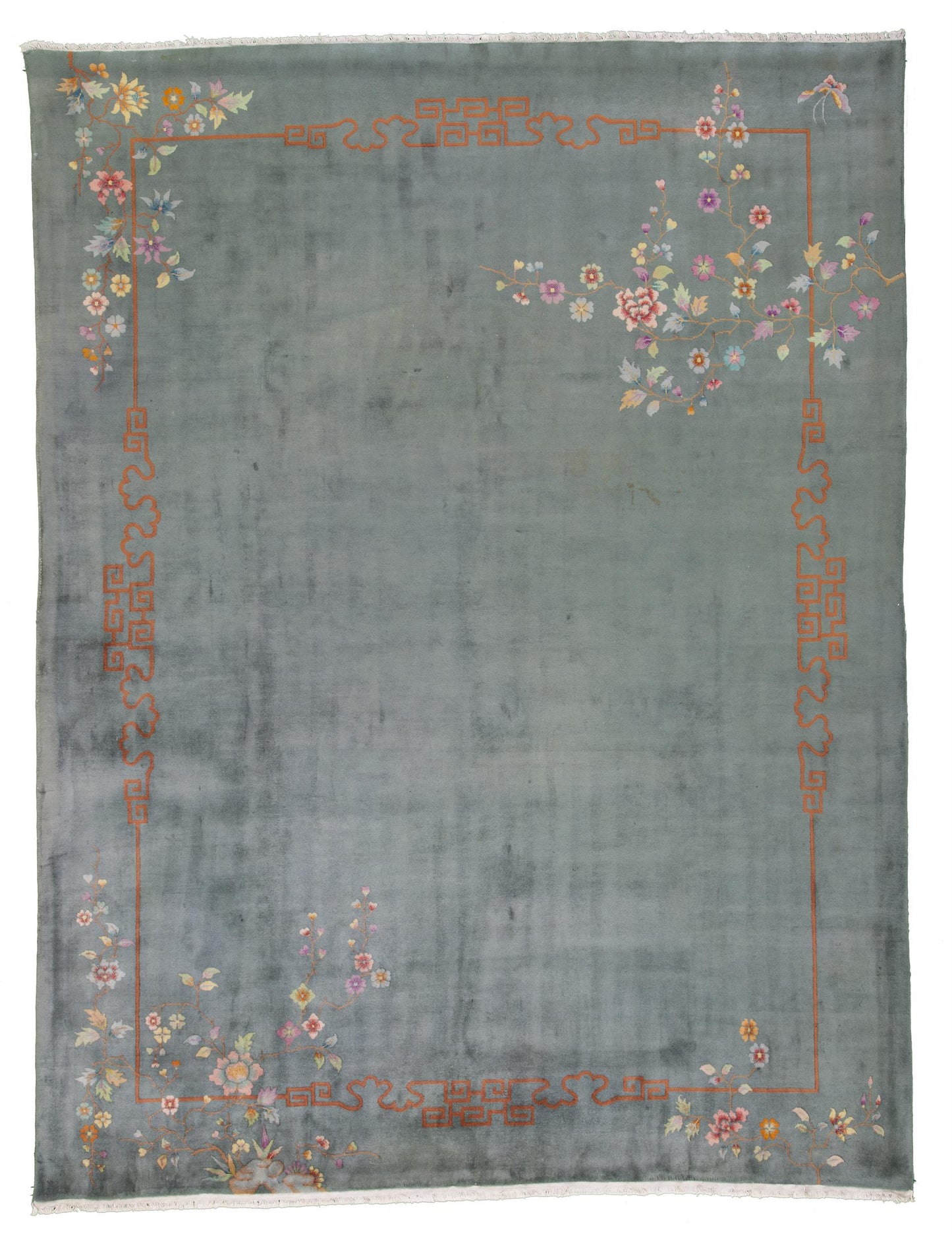1920s Art Deco Nichols Chinese Rug 8.6x11.6