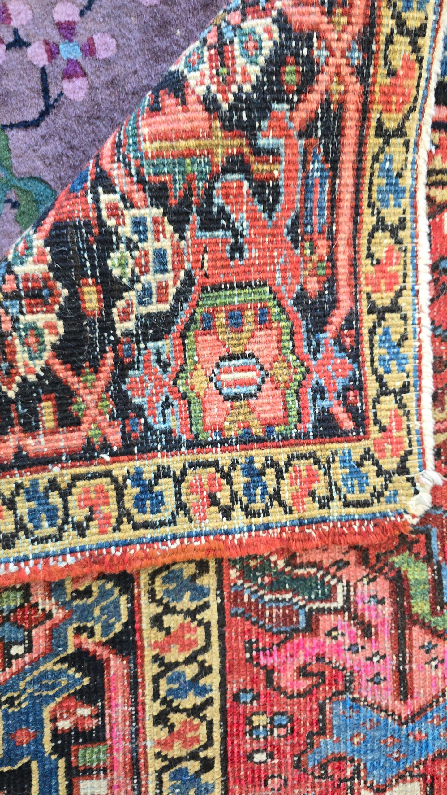 Antique Persian Heriz Rug Circa 1930s