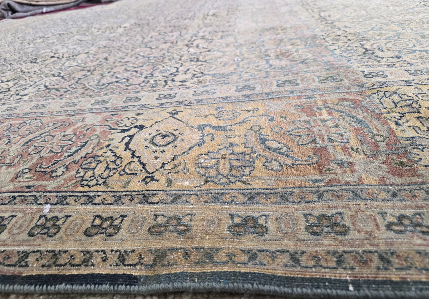 Antique Persian Tabriz Rug – Hand-Knotted Wool (Circa 1930) (#10335) – 7.8 x 9.7