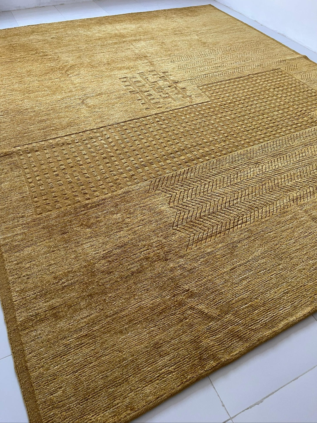 "The John Ahmad Rug" – In mustard