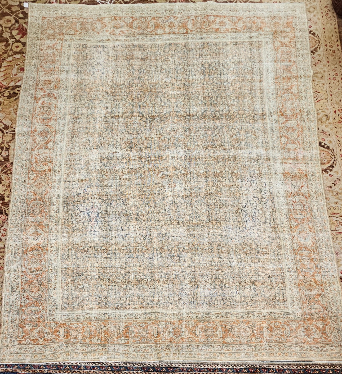 Antique Tabriz Persian Rug – Handwoven Large Area Rug (8'6" x 11'11")