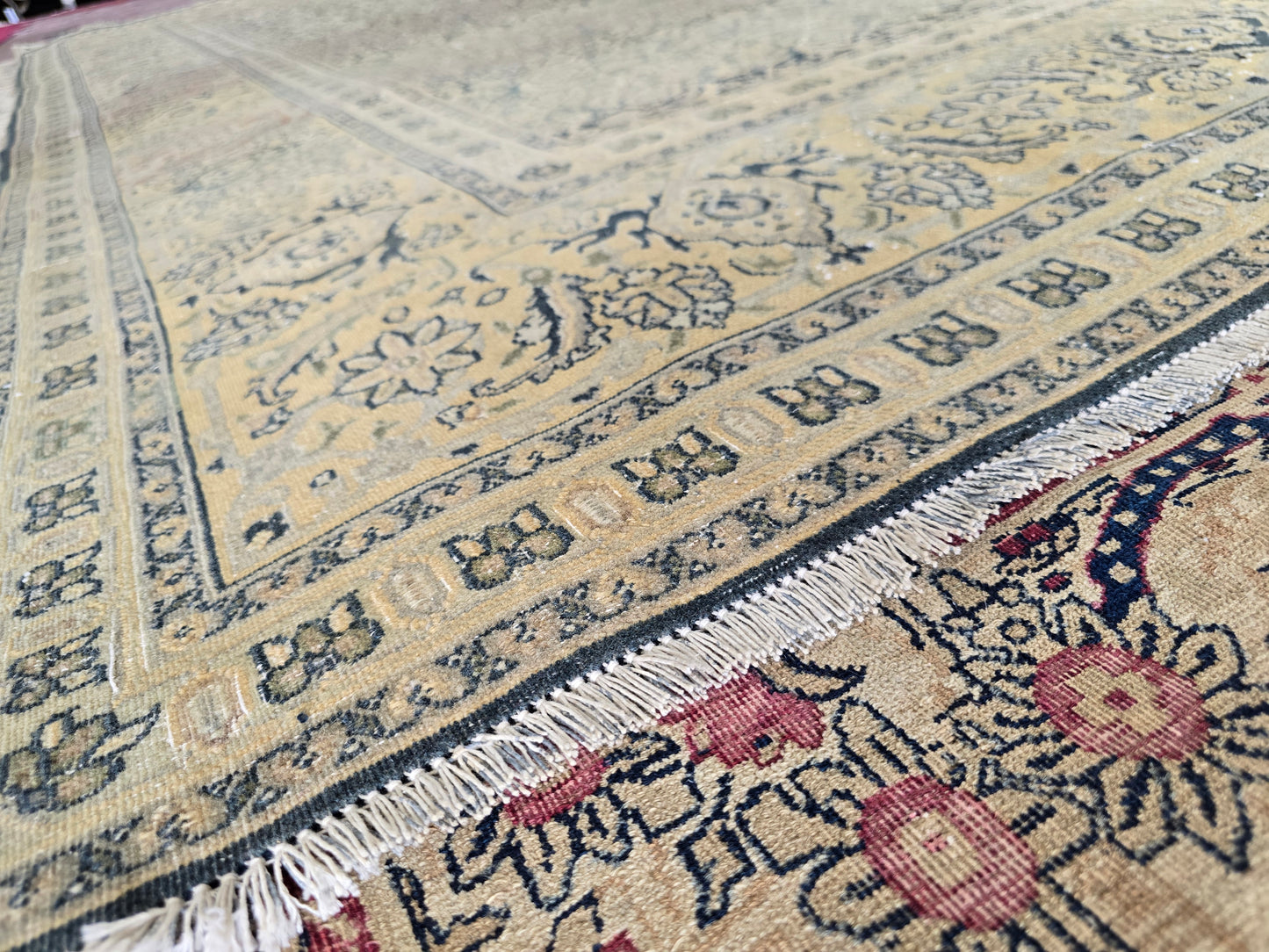 Antique Persian Tabriz Rug – Hand-Knotted Wool (Circa 1930) (#10335) – 7.8 x 9.7