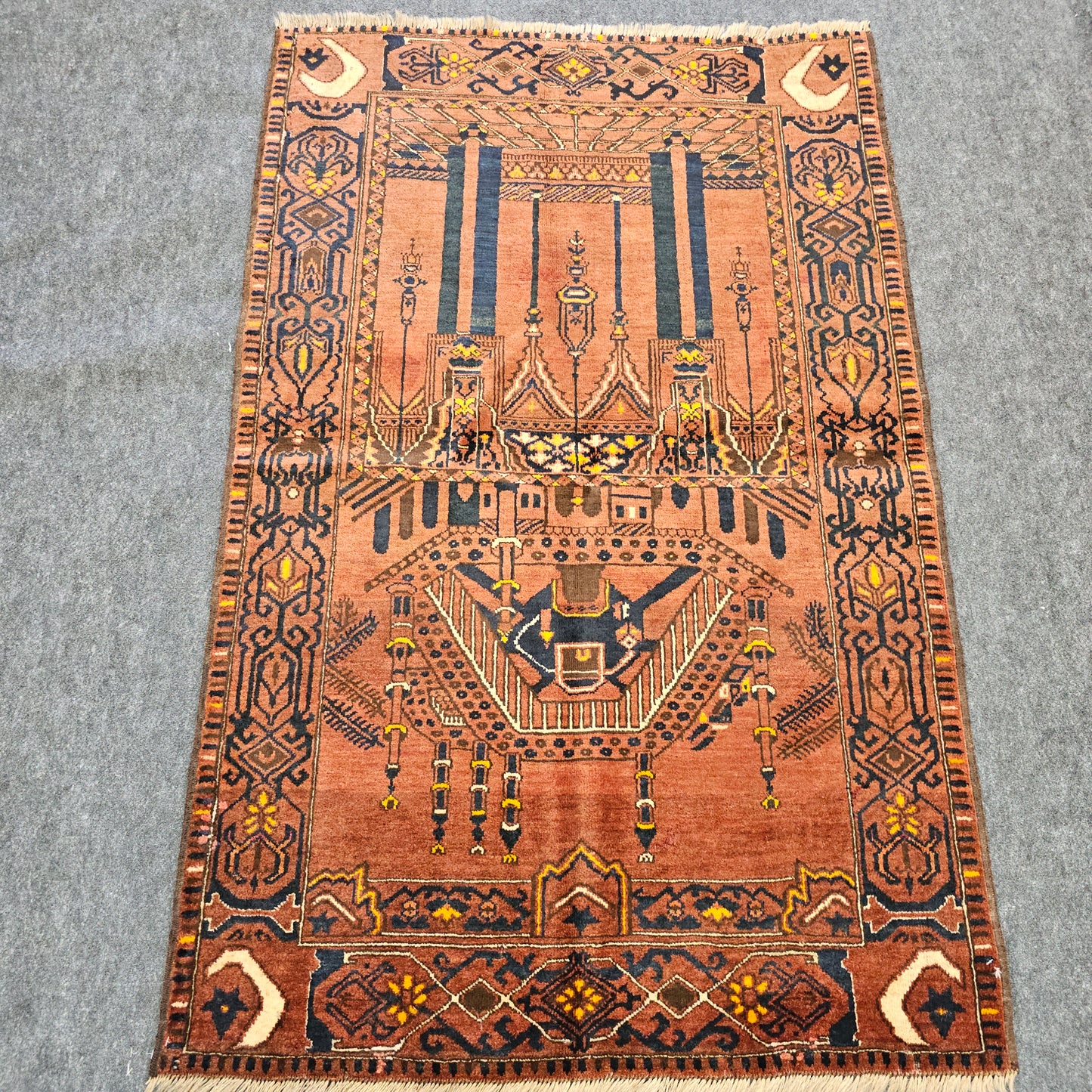 Afghan prayer rug