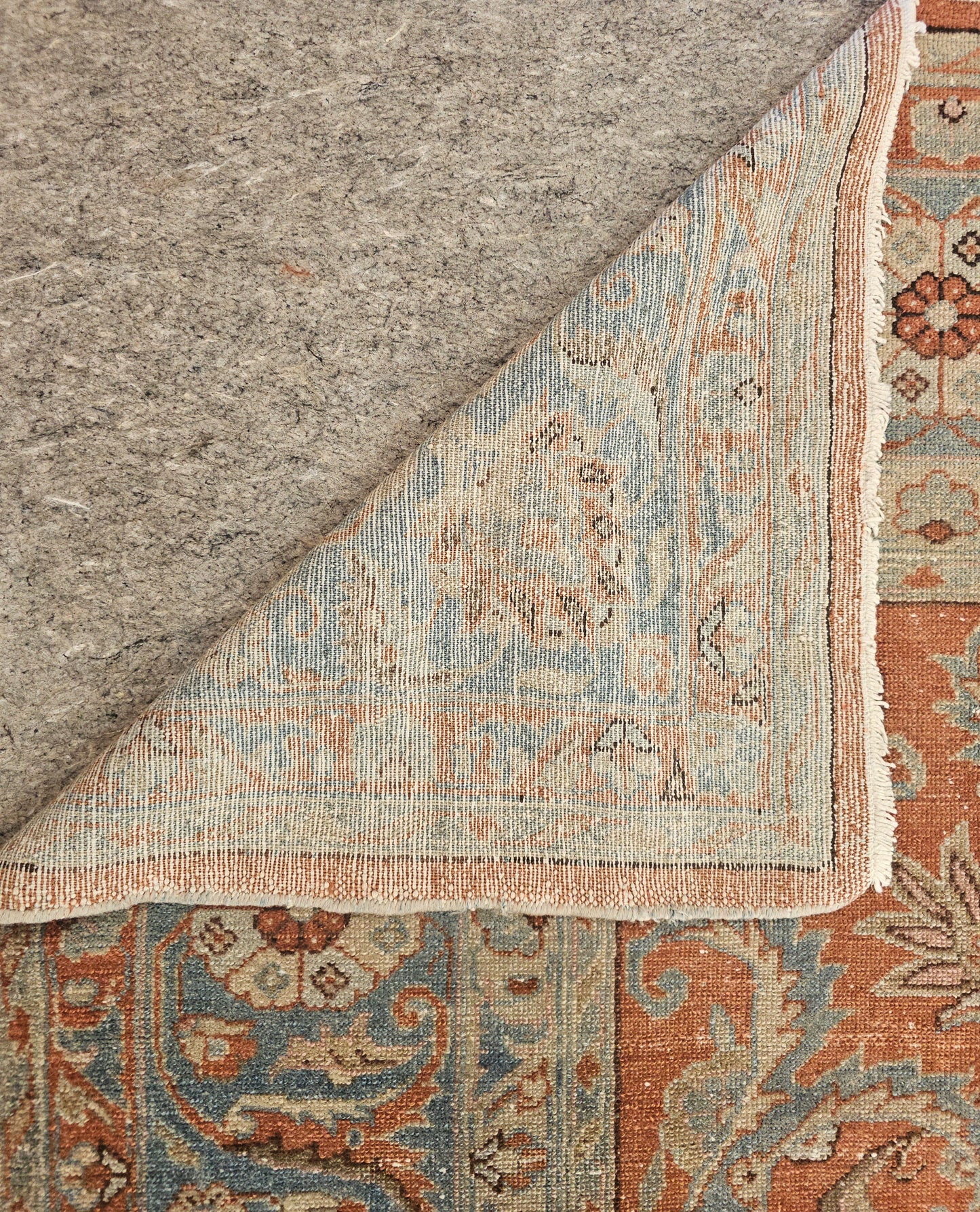 Antique Persian Mahal Rug – Hand-Knotted Wool (Circa 1920) (#9557) – 9 x 12