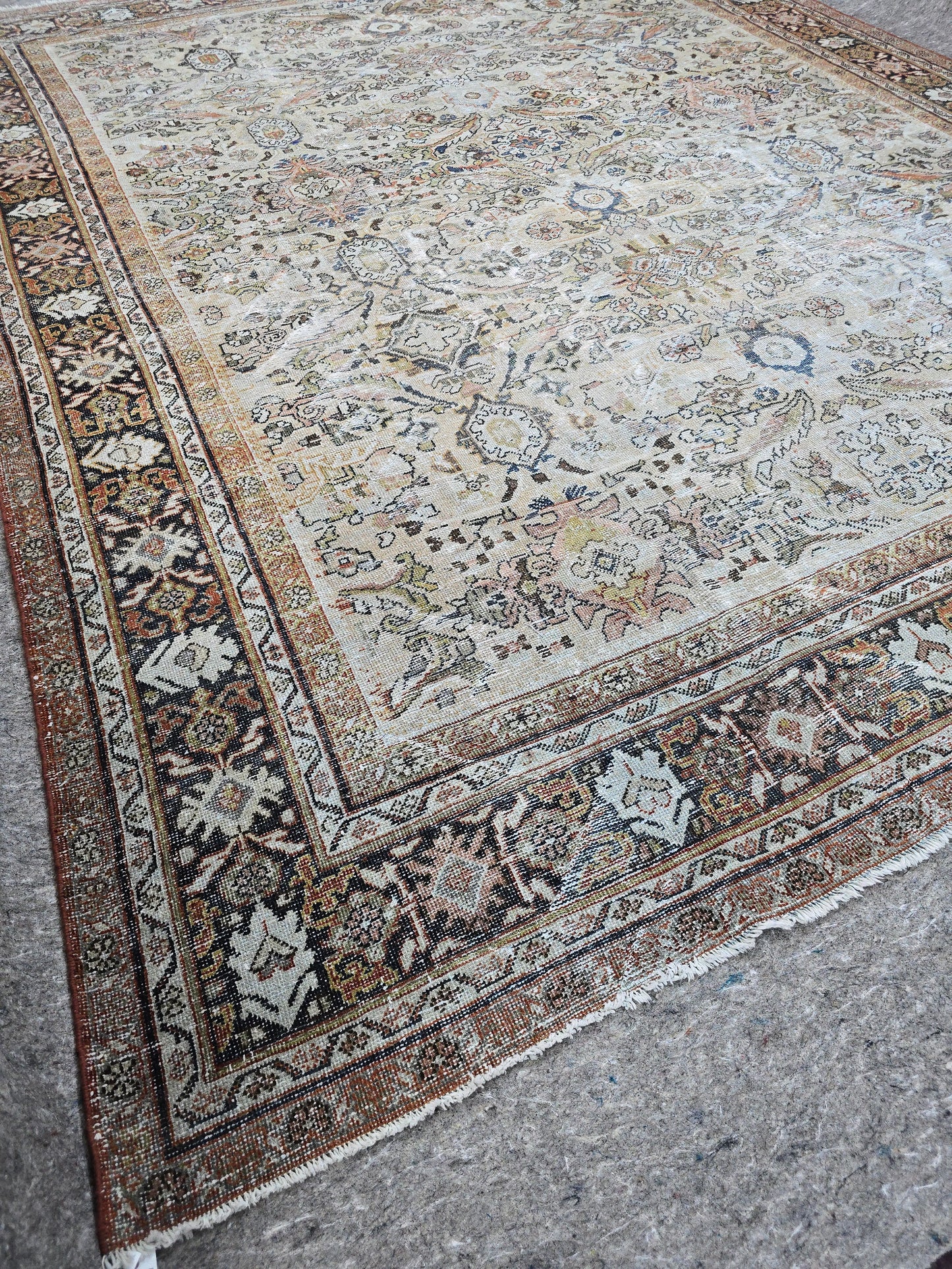 Antique Persian Sultanabad Rug – Hand-Knotted Wool (Circa 1920s) (#10337)