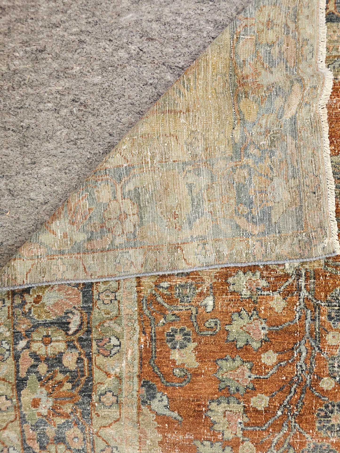 Antique Persian Lilihan Rug – Hand-Knotted Wool (Circa Early 20th Century) (#9225) – 7 x 13
