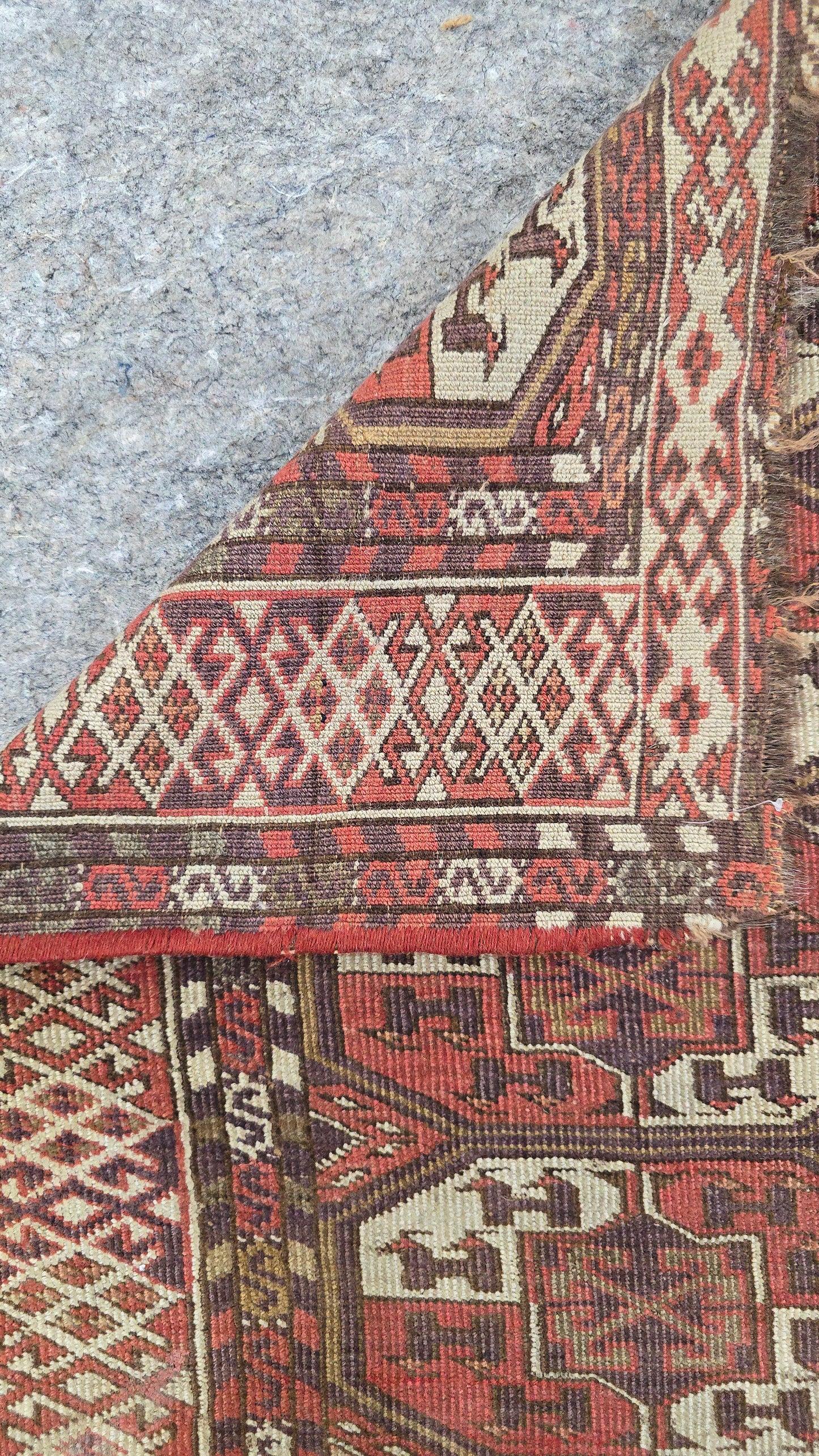 Antique Turkoman Rug Circa early 1900s – Handwoven Tribal Design (6x8) 10333