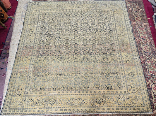 Antique Persian Tabriz Rug – Hand-Knotted Wool (Circa 1930) (#10335) – 7.8 x 9.7