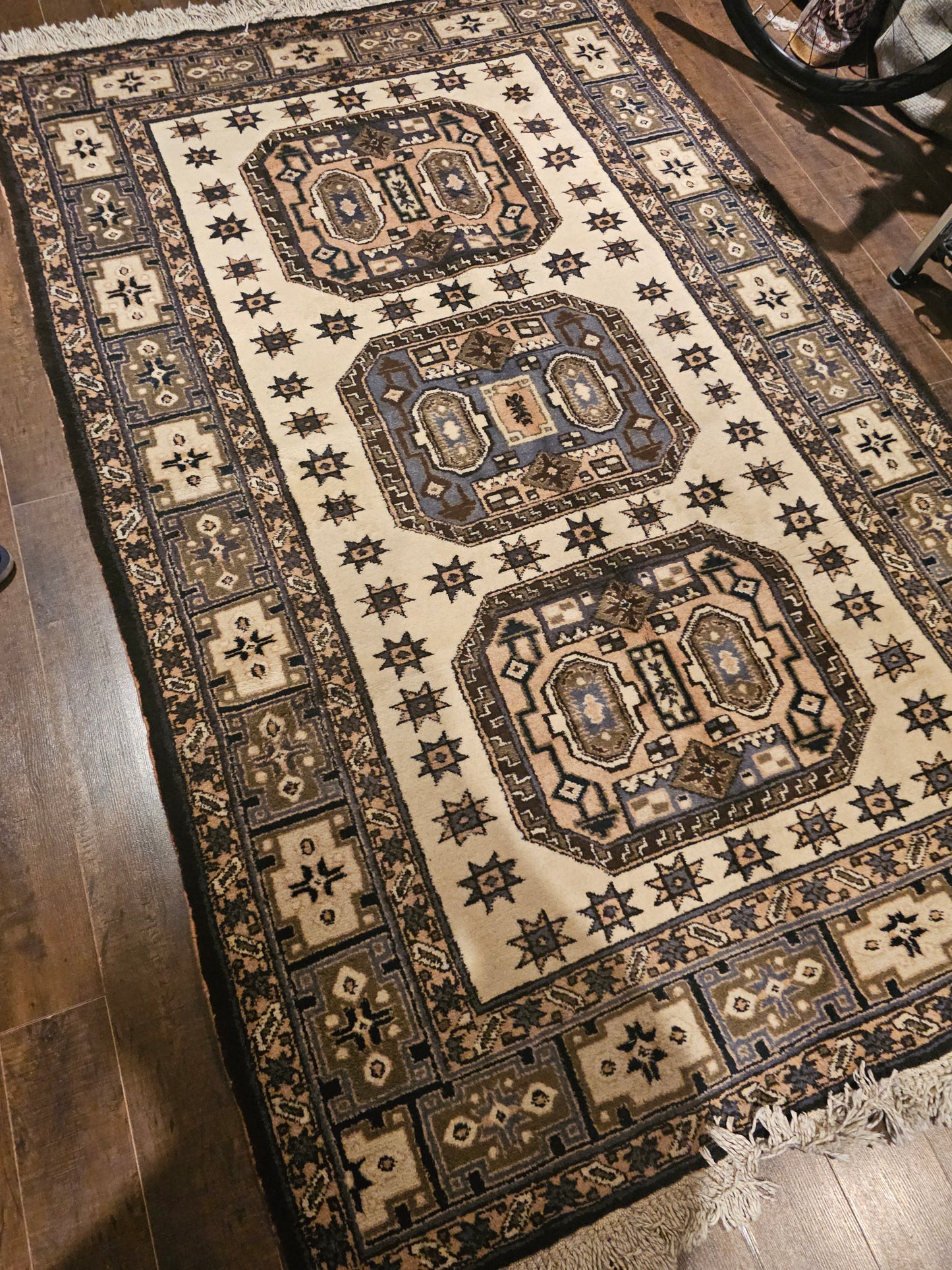 Vintage Persian Ardebil Rug – Handwoven 4.5 x 7.5 ft | Authentic Antique Wool Carpet (#21169)