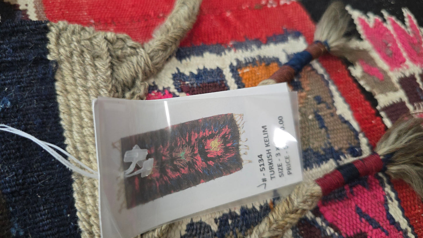 Antique Turkish Kelim #5134