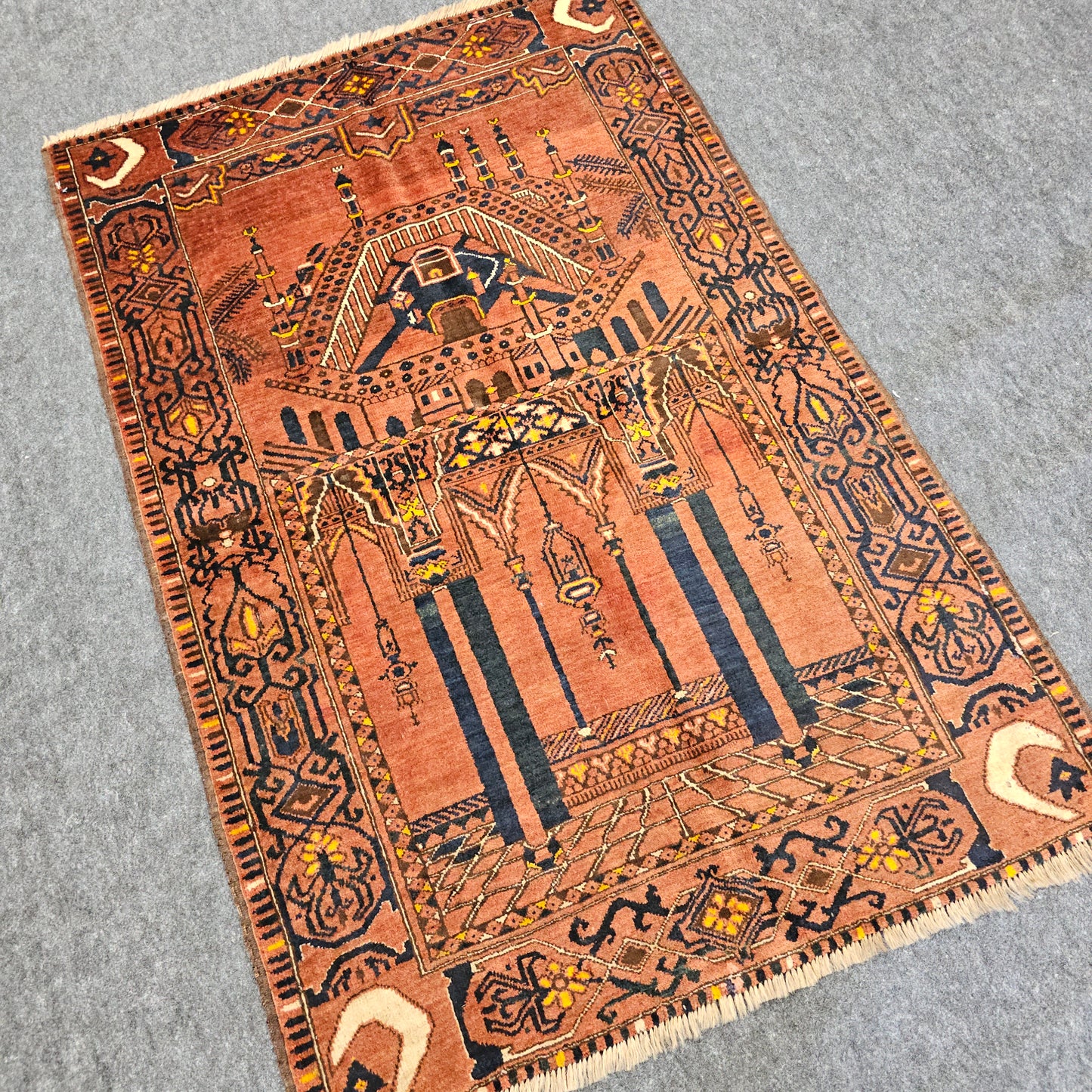 Afghan prayer rug
