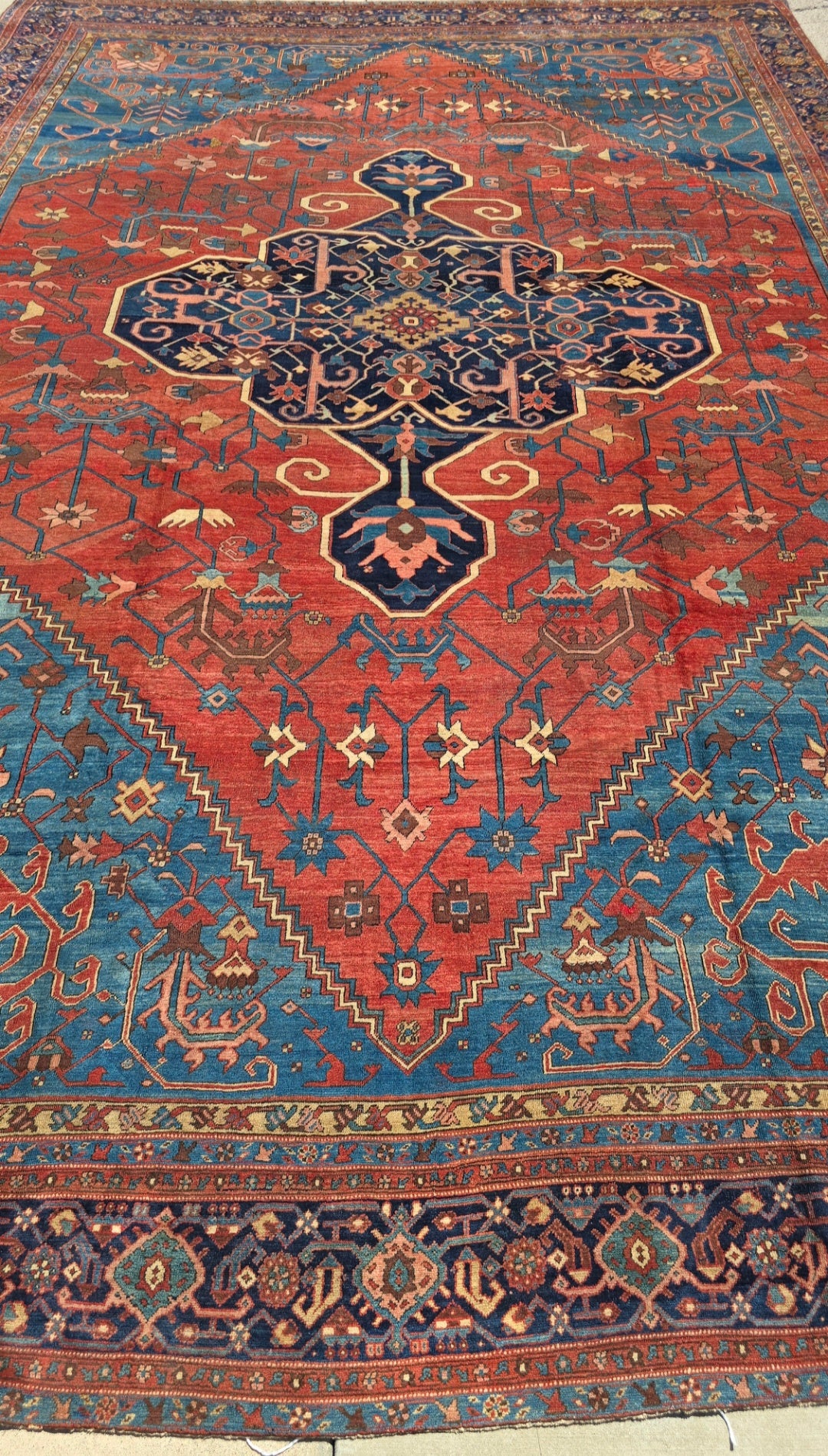 19th Century Palace sized Bakshaish 13.2x19.6
