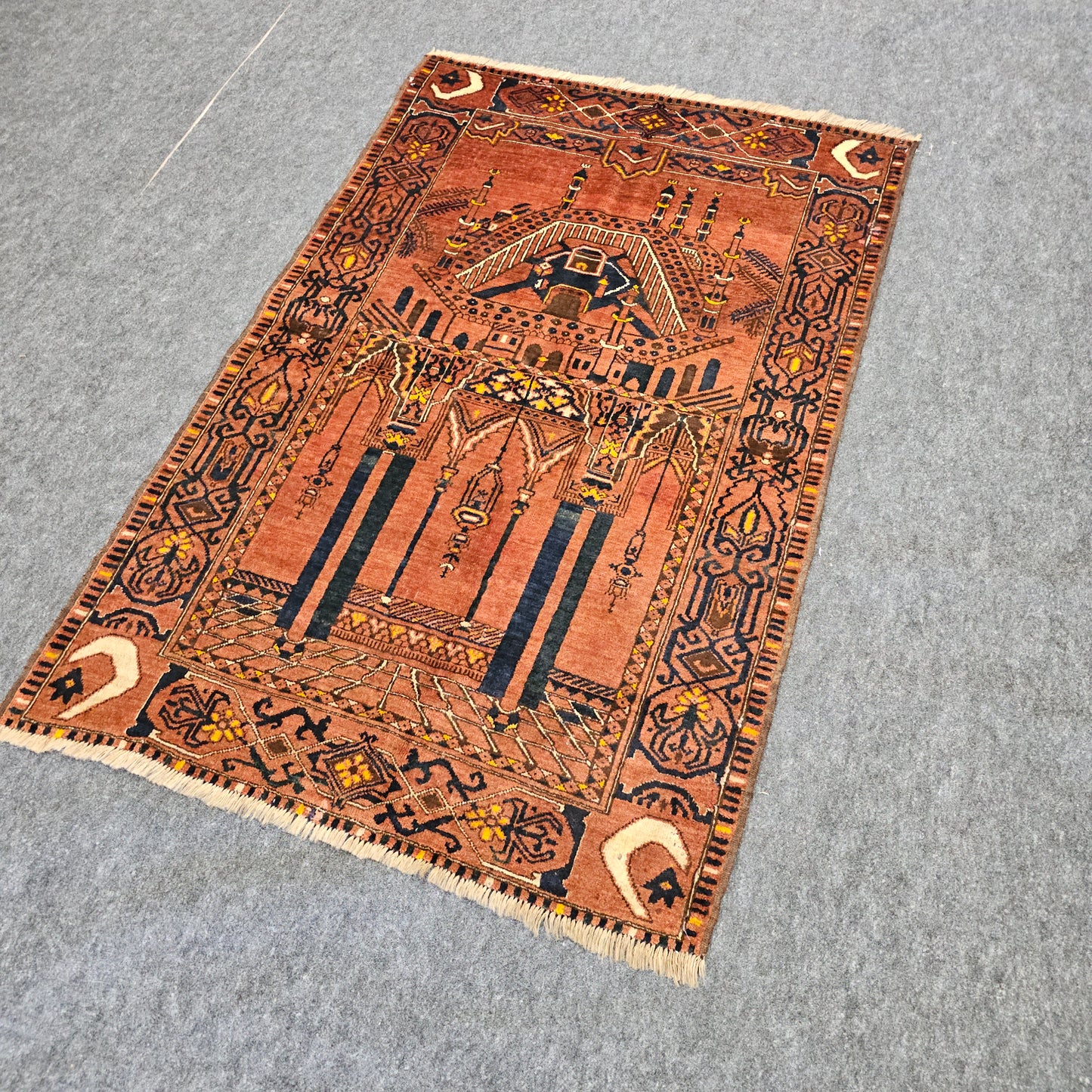 Afghan prayer rug