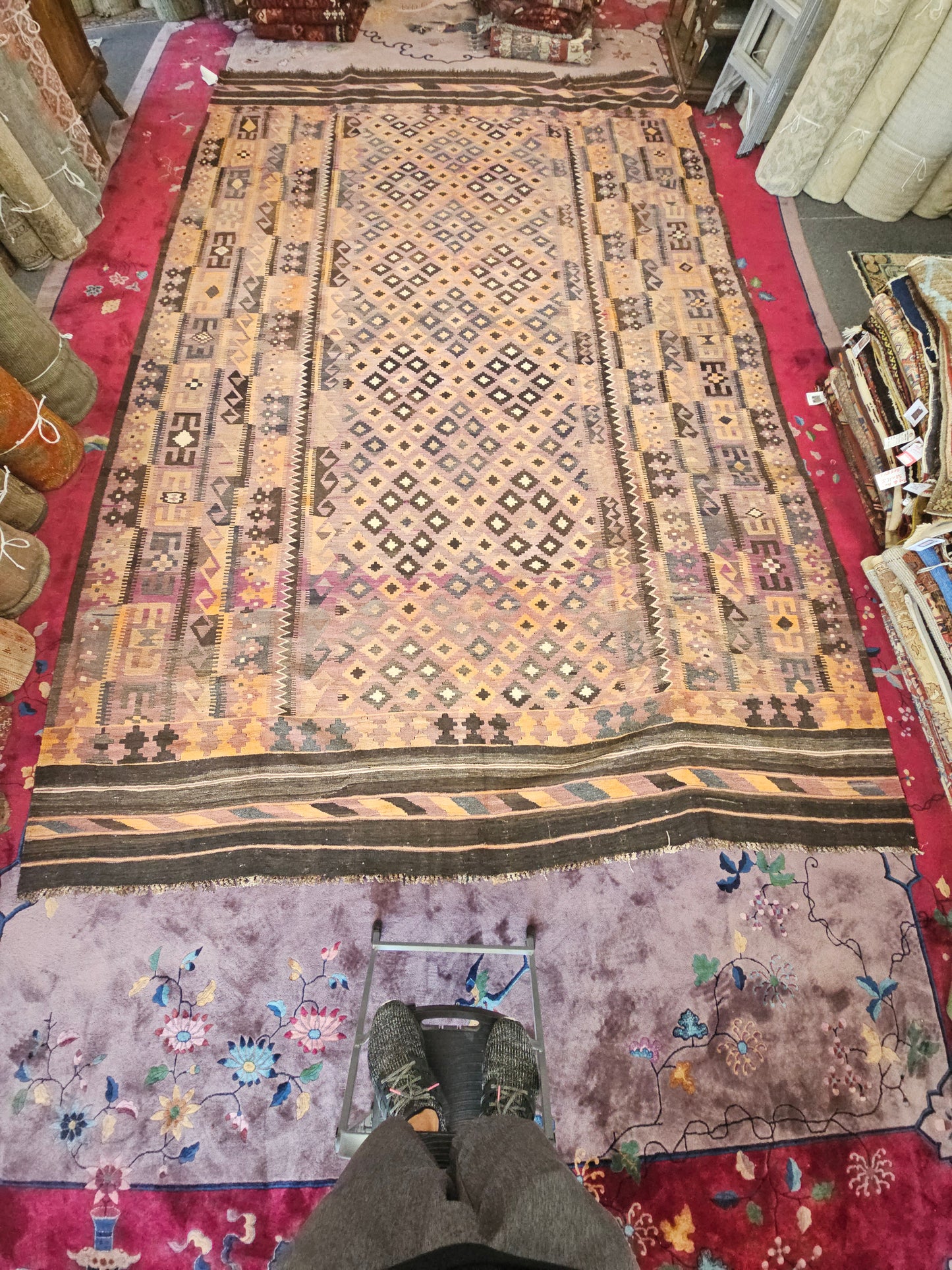 Maimana Kilim – 10 x 16 (#5754)