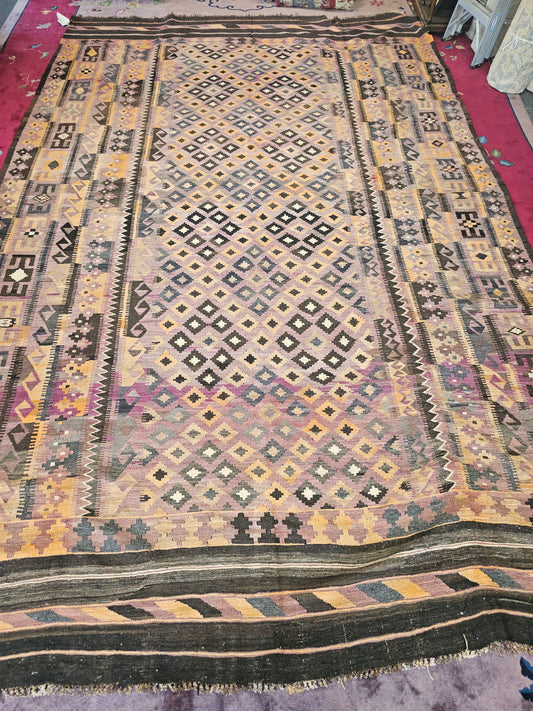 Maimana Kilim – 10 x 16 (#5754)