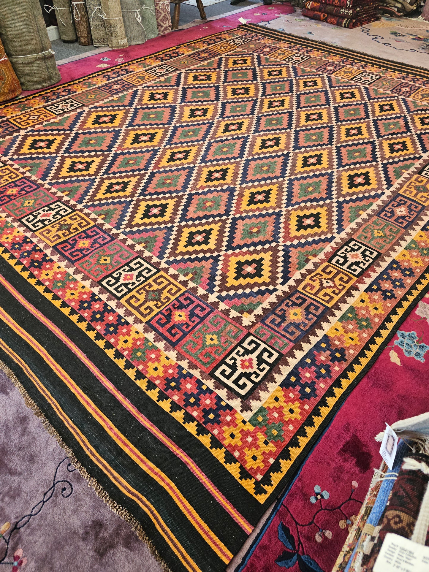 Maimana Kilim – 10 x 13 (#5842)