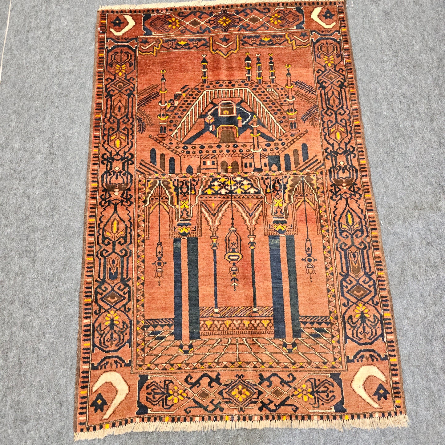 Afghan prayer rug