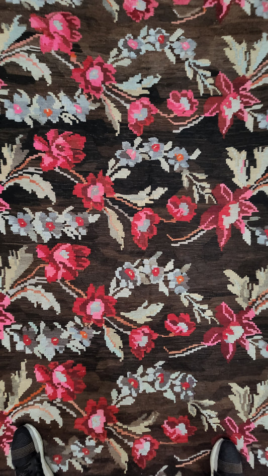 Vintage Bessarabian Kilim