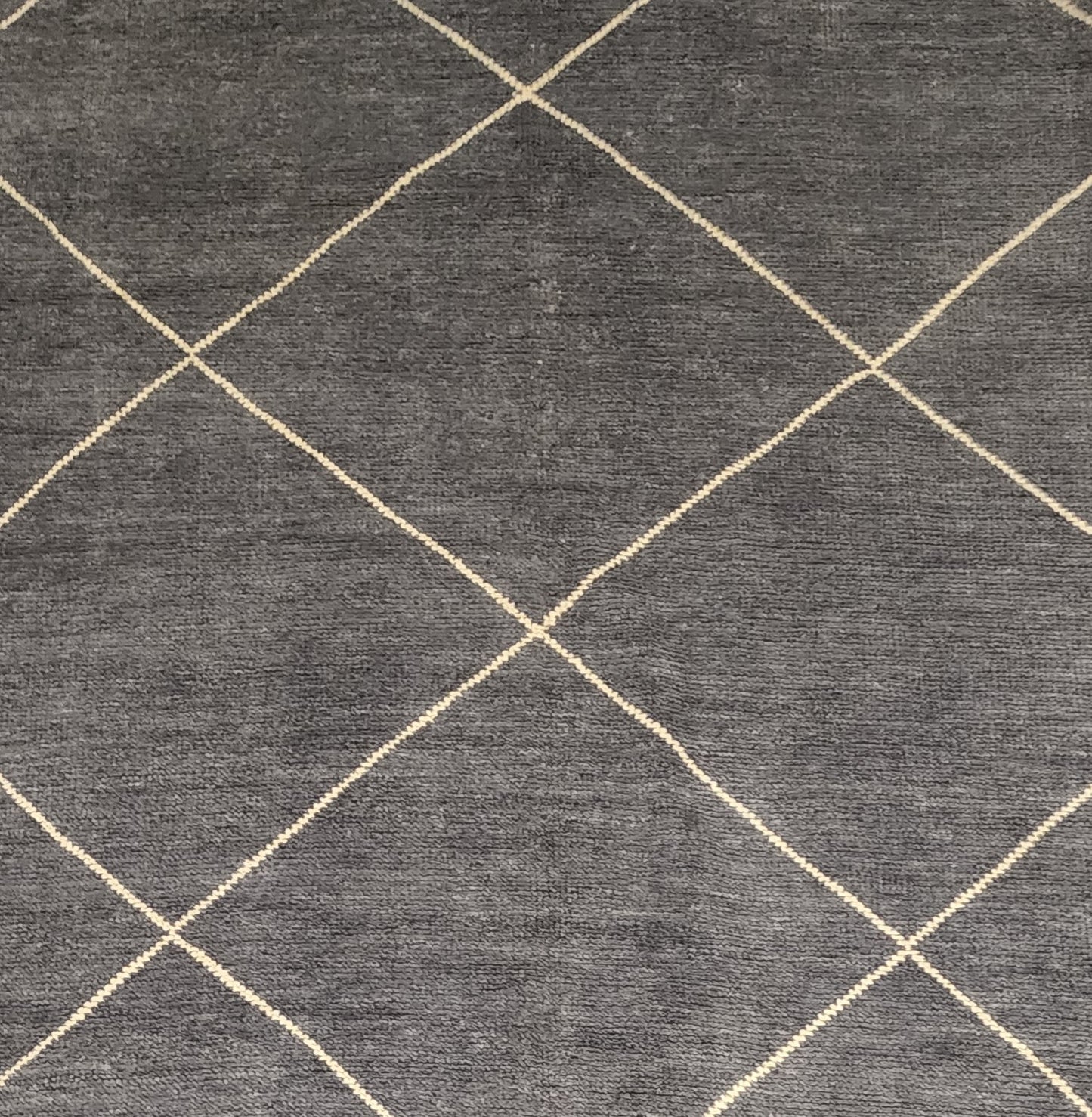 Modern Light Blue Afghan Rug