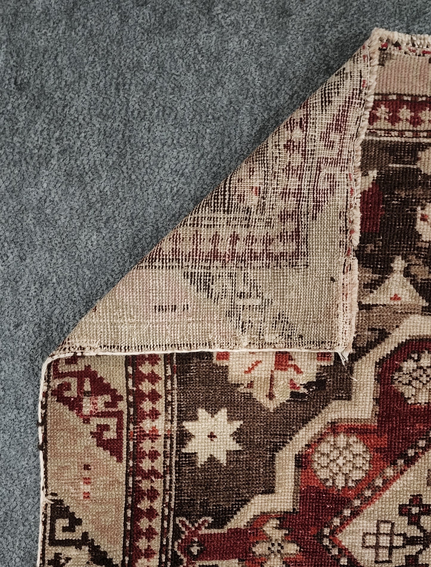 Vintage Karabagh Runner – 3 x 8 ft – Handwoven Wool