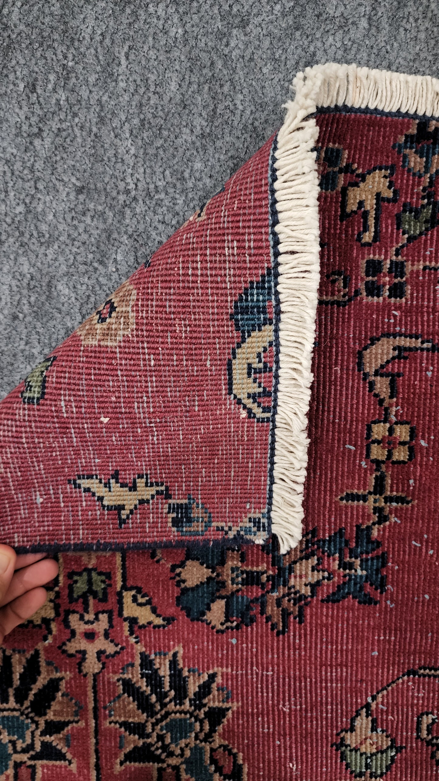 Vintage Turkish Runner – 3 x 6.4 ft – Handwoven Wool
