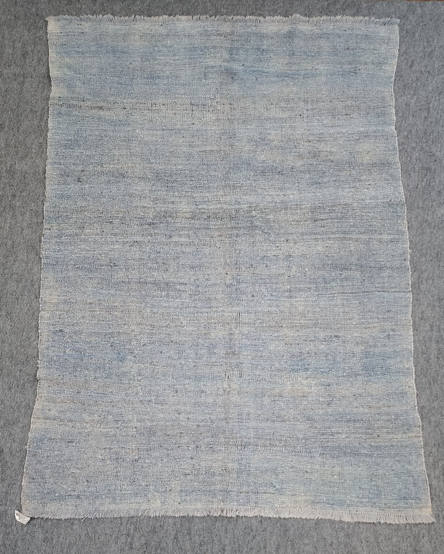 Vintage Blue Persian Kilim – 5 x 7 ft – Handwoven Wool