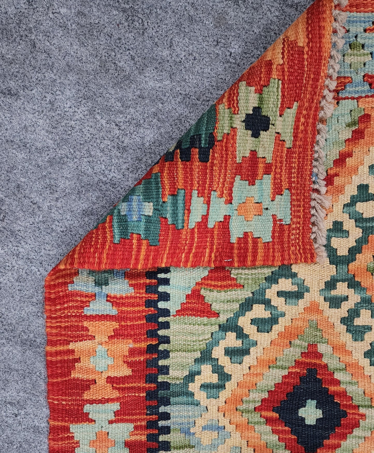 New Afghan Kelim #0244