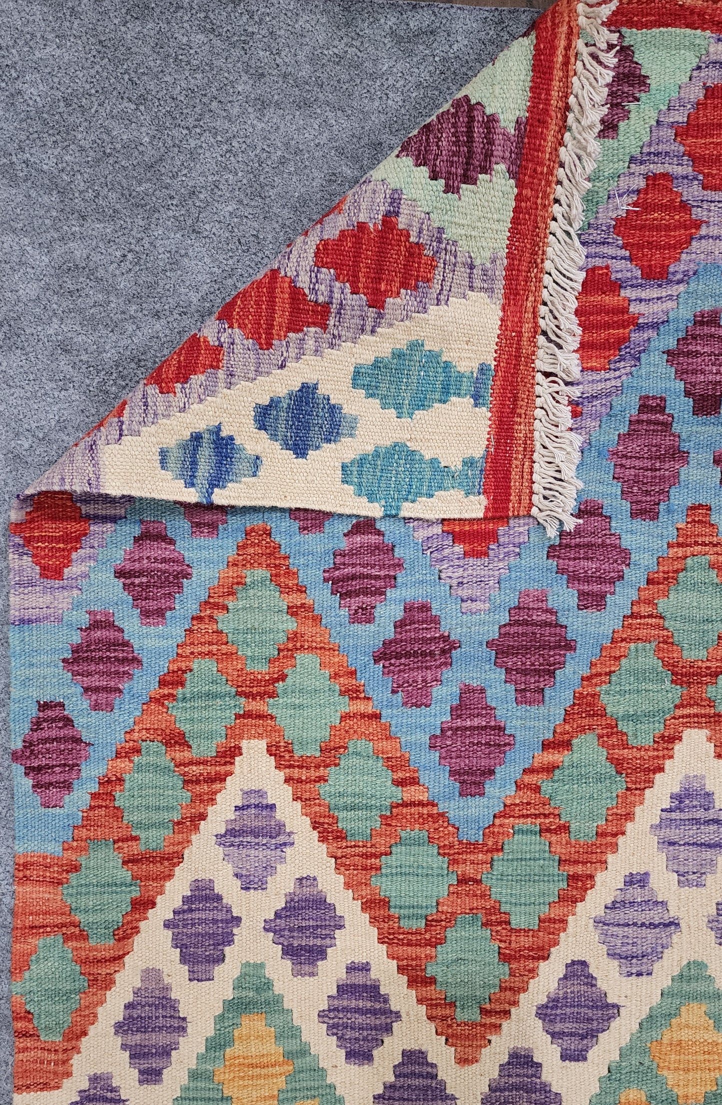 New Afghan Kelim # 0416