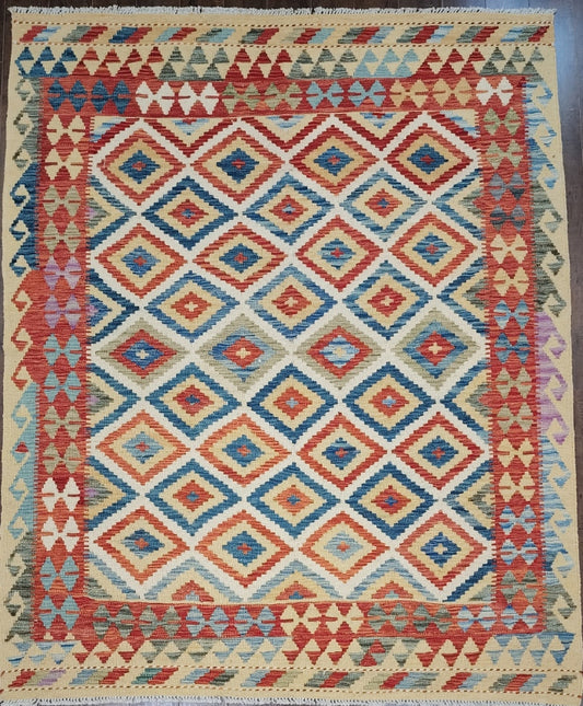 New Afghan Kelim #0395